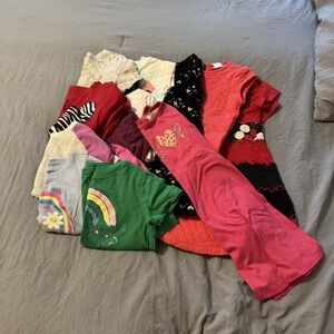 Lot Of 12 Girls Clothes Size 5T Valentine's St. Patrick's Day Minnie Mouse Mixed